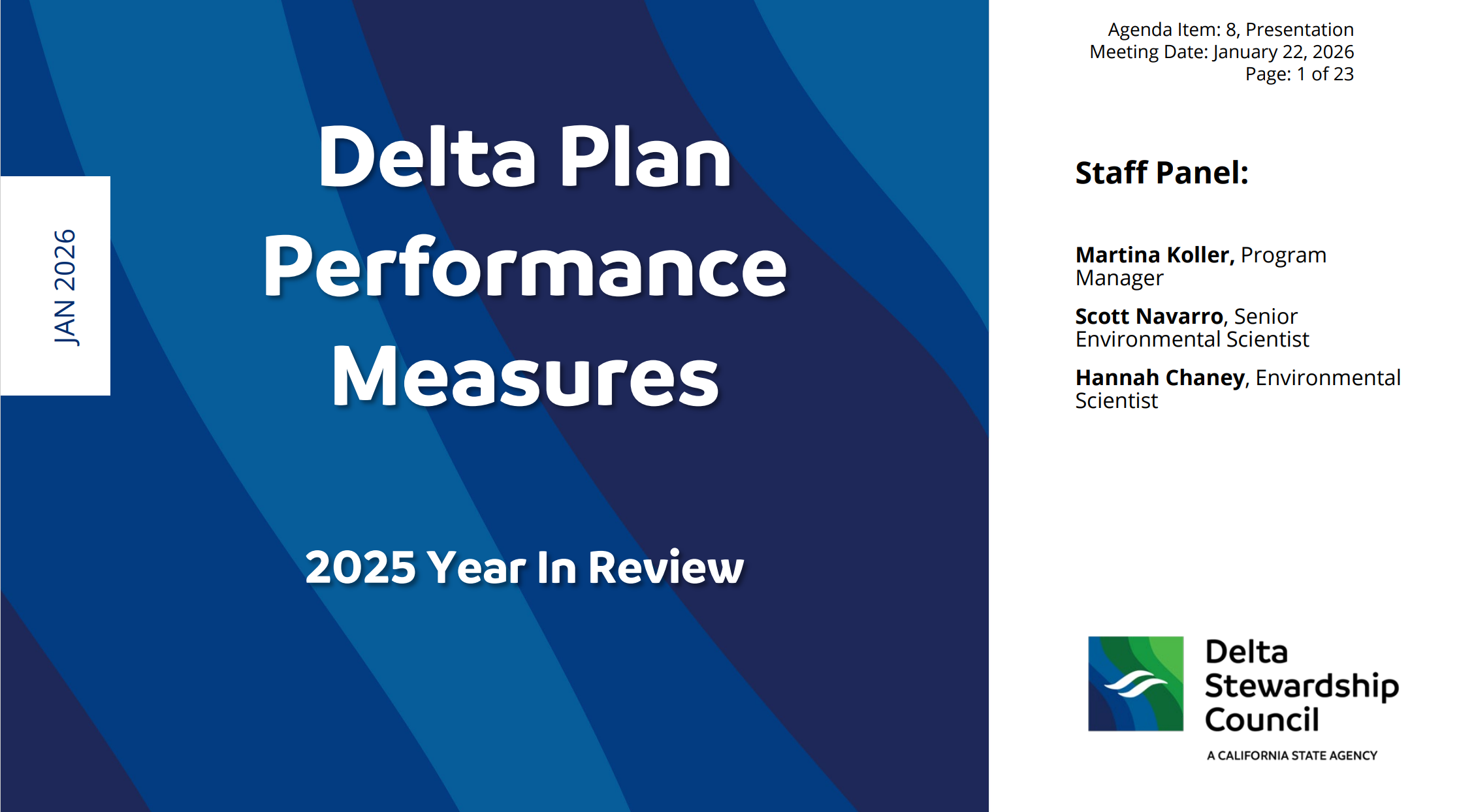 Image of the Council Presentation