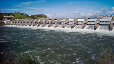 Nimbus Dam on the American River